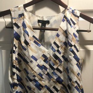 WHBM sleeveless silk top